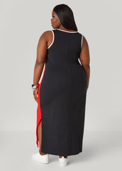 Two Tone Tank Maxi Dress