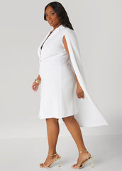 Cape Blazer Dress