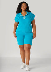 Striped Terry Shorts