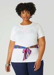 Belted Diva Jersey Tee