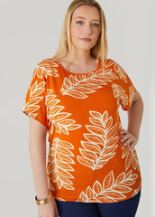 Leaf Print Tee
