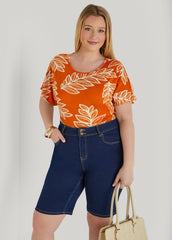 Leaf Print Tee