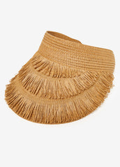 Tiered Straw Visor