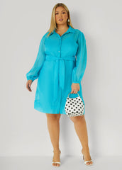 Organza Shirtdress