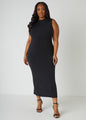Ruched Knit Maxi Dress