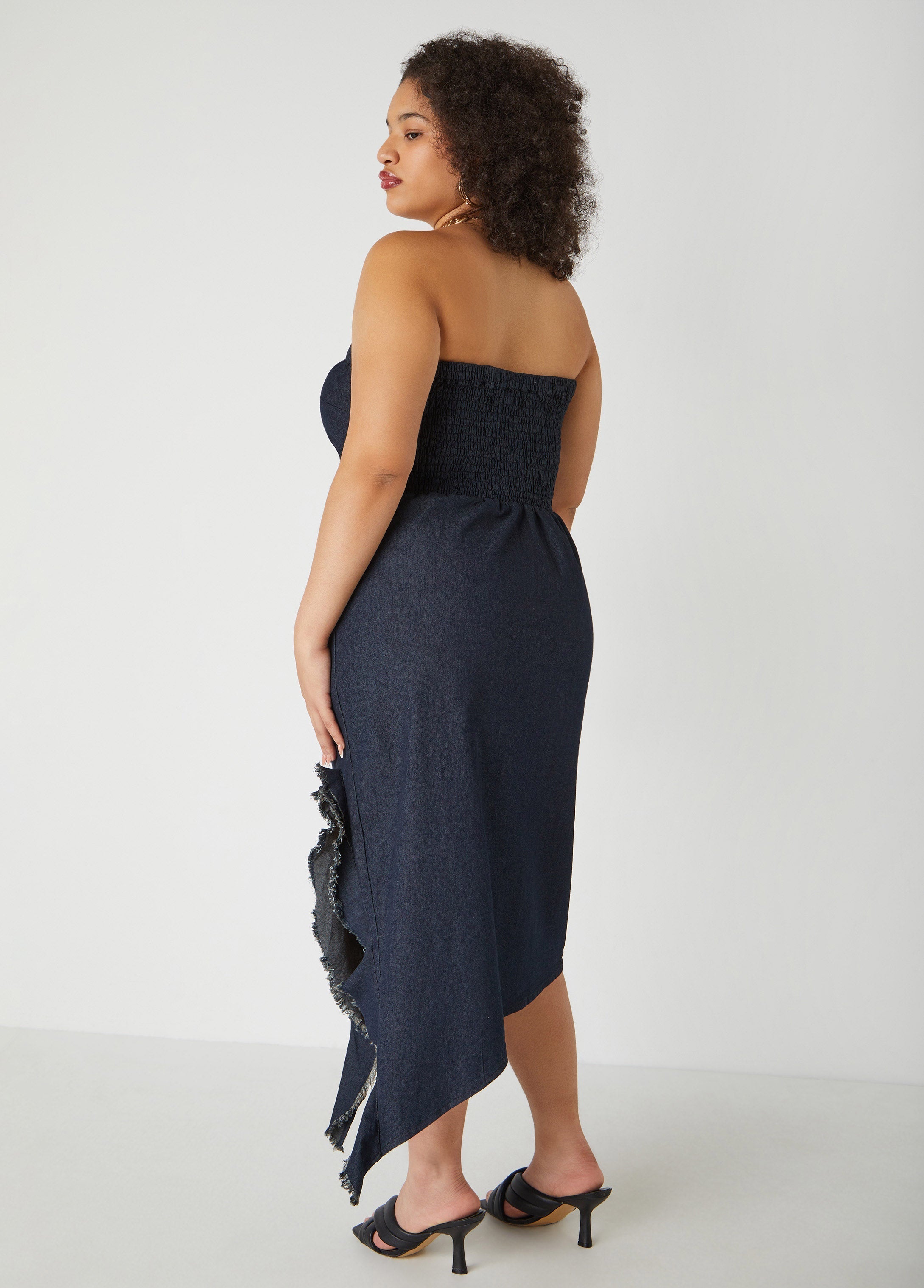 Strapless Denim Bodycon Dress