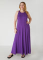 Seamed A Line Maxi Dress