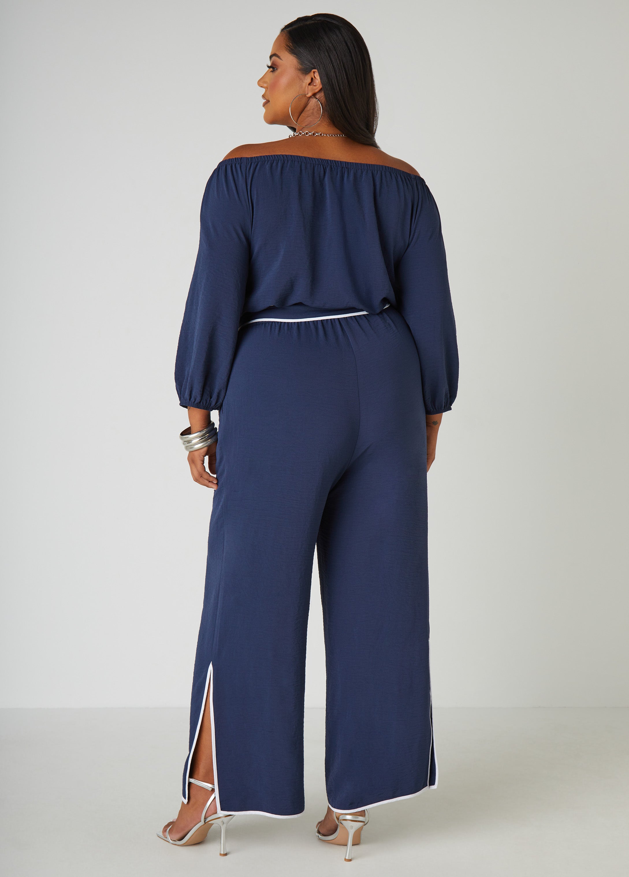 Belted Off The Shoulder Jumpsuit