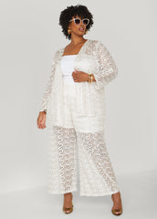 Open Front Lace Jacket
