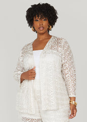Open Front Lace Jacket