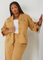 Woven Cargo Jacket