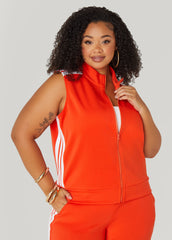 Striped Track Vest