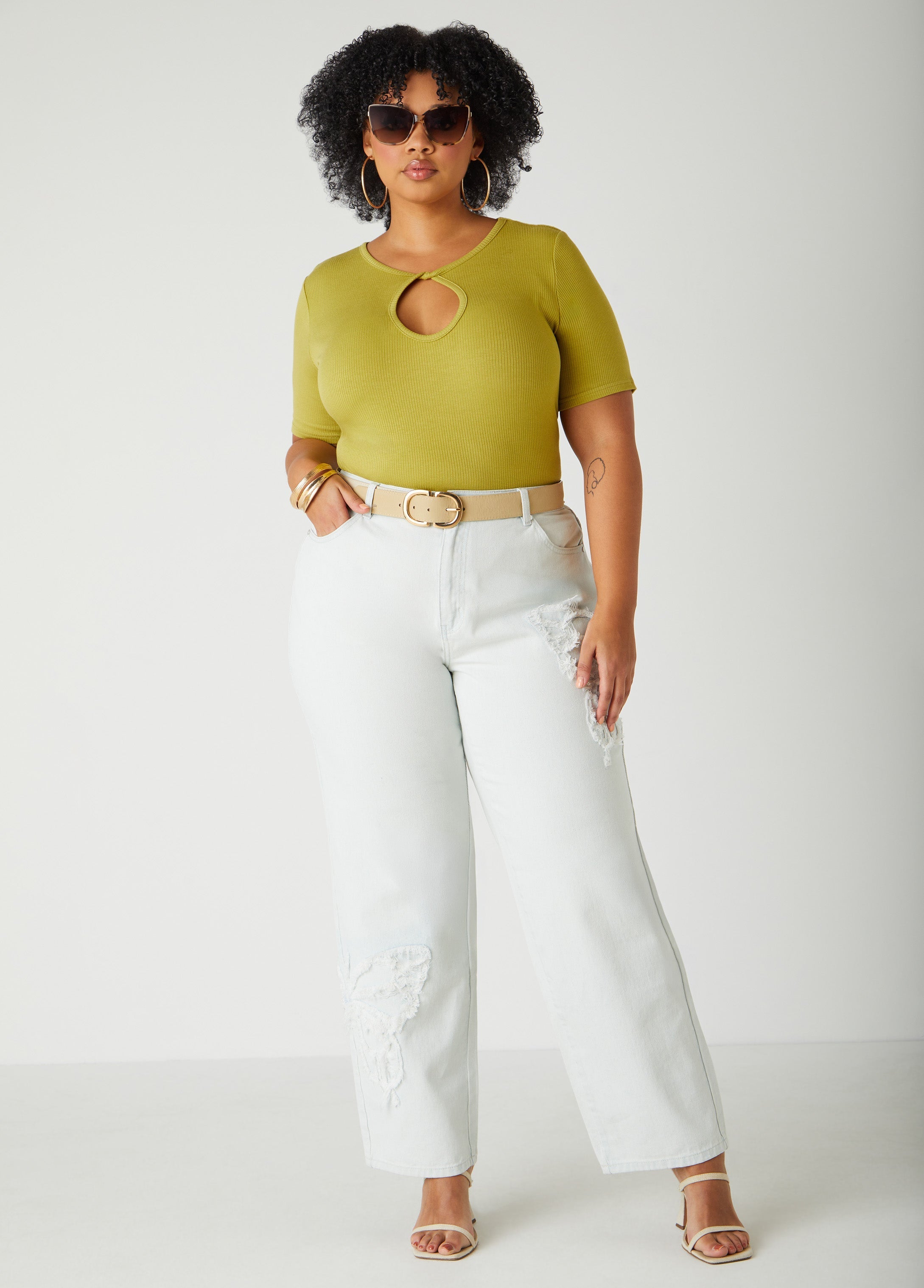 Butterfly Straight Leg Jeans