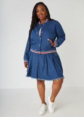 Denim Bomber Jacket