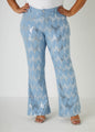 Sequined Flared Jeans