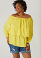 Tiered Off The Shoulder Blouse
