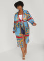 Scarf Print Duster
