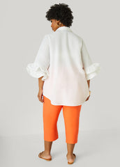Ruffle Sleeved Shirt