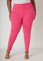 Pull On High Waist Ponte Leggings
