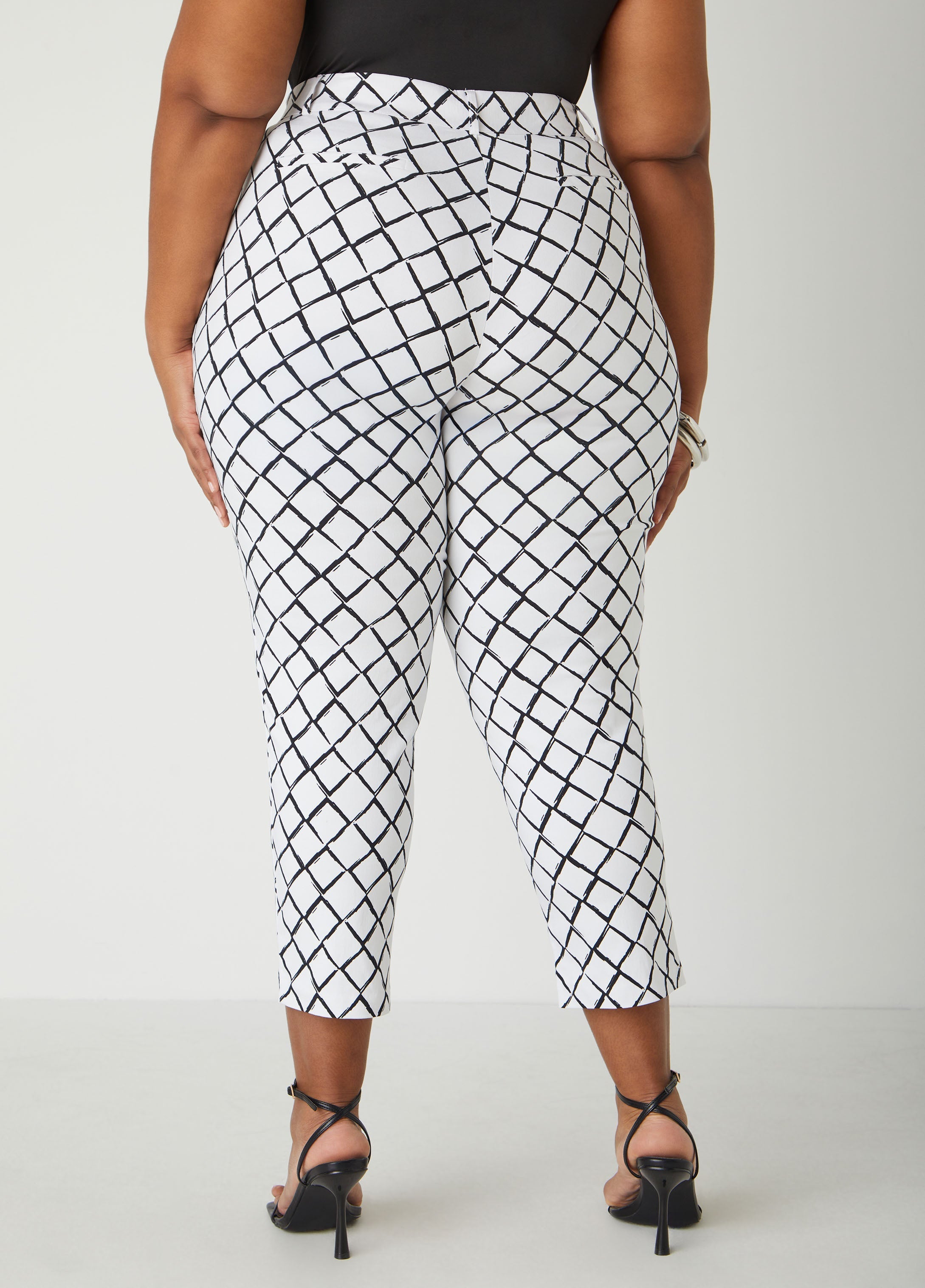 Millennium Checked Ankle Pants