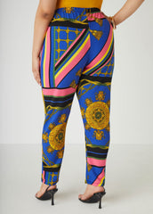 Textured Status Print Leggings