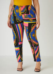 Textured Status Print Leggings