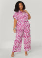 Geo Print Cotton Pants