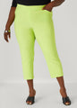 Mid Rise Pull On Capris