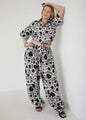 High Waist Floral Harem Pants
