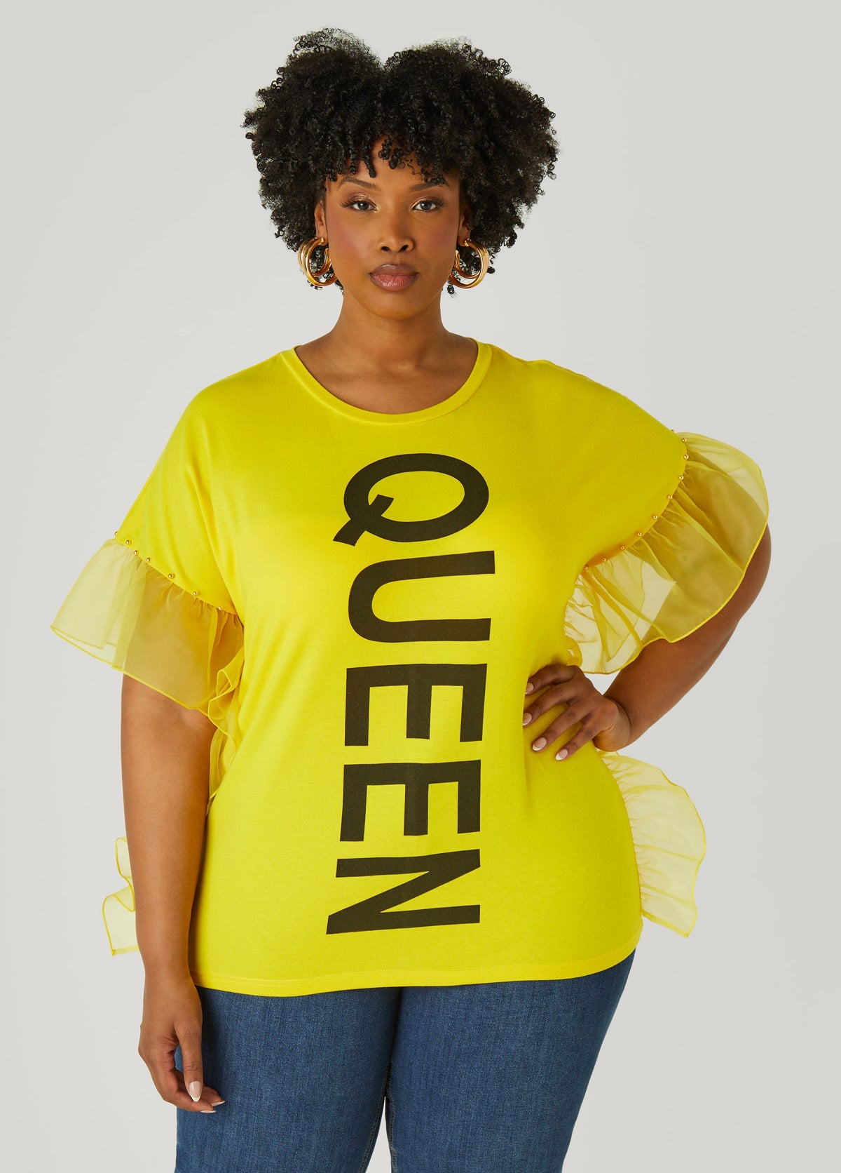 Queen Paneled Graphic Tee