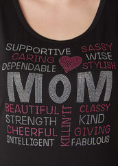 Mom Crystal Tee