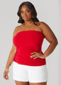 Ruched Tube Top