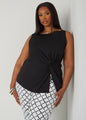 Knotted Split Front Top