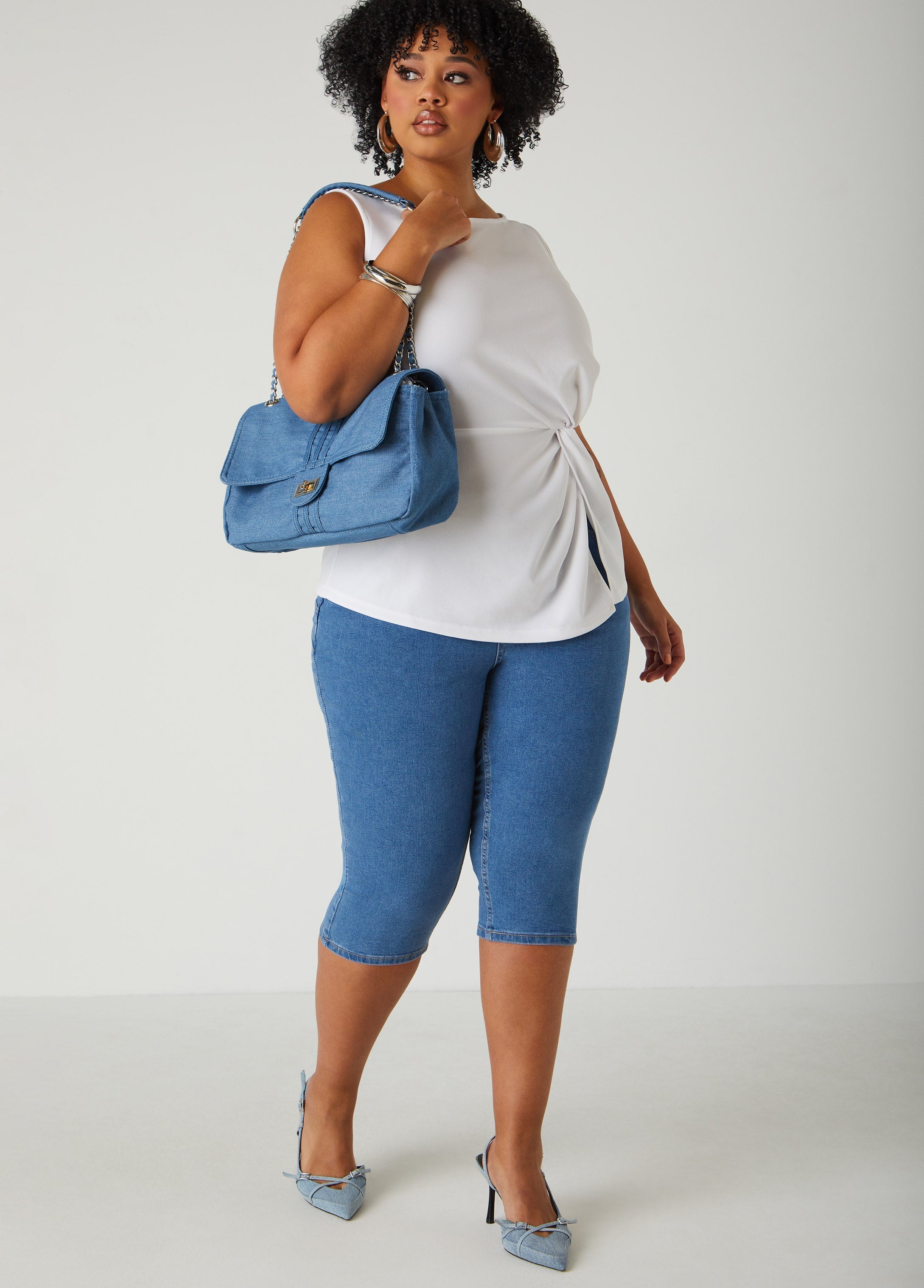 Knotted Split Front Top