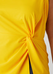 Knotted Split Front Top