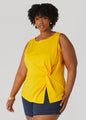 Knotted Split Front Top