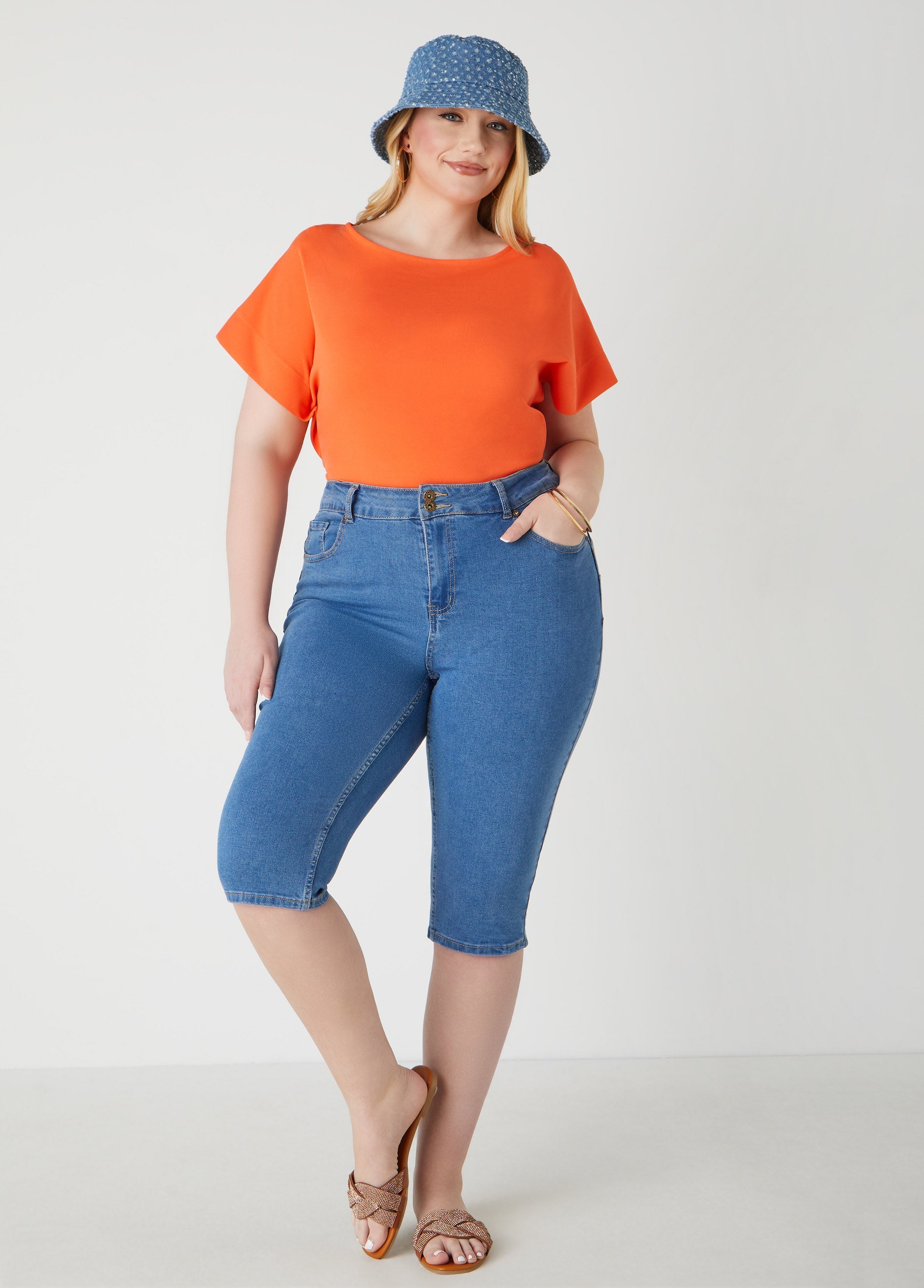 Ruched Crepe Top