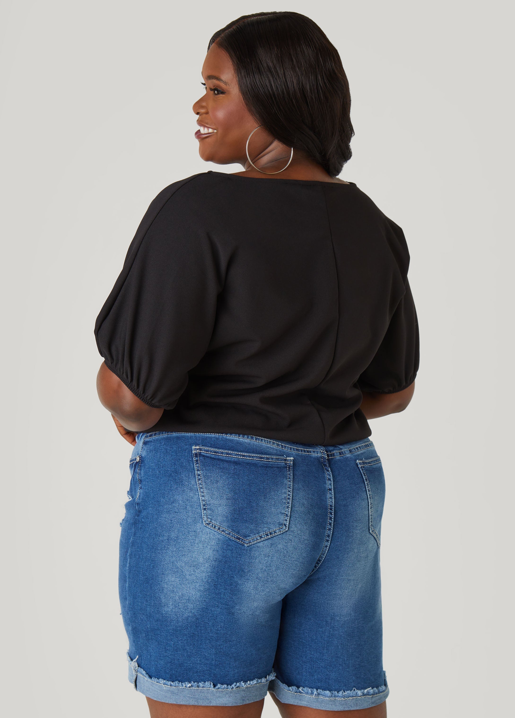 Cropped Bubble Top