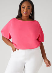 Cropped Bubble Top
