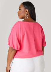 Cropped Bubble Top