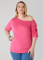 Asymmetric Ruched Top
