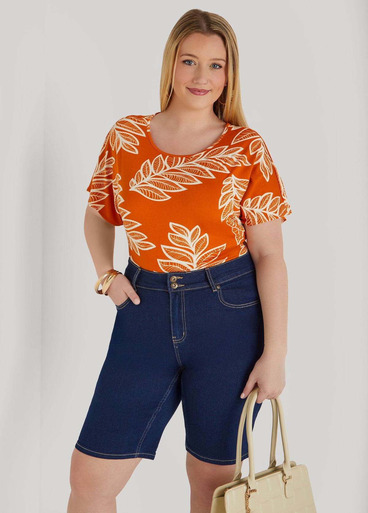 Leaf Print Tee