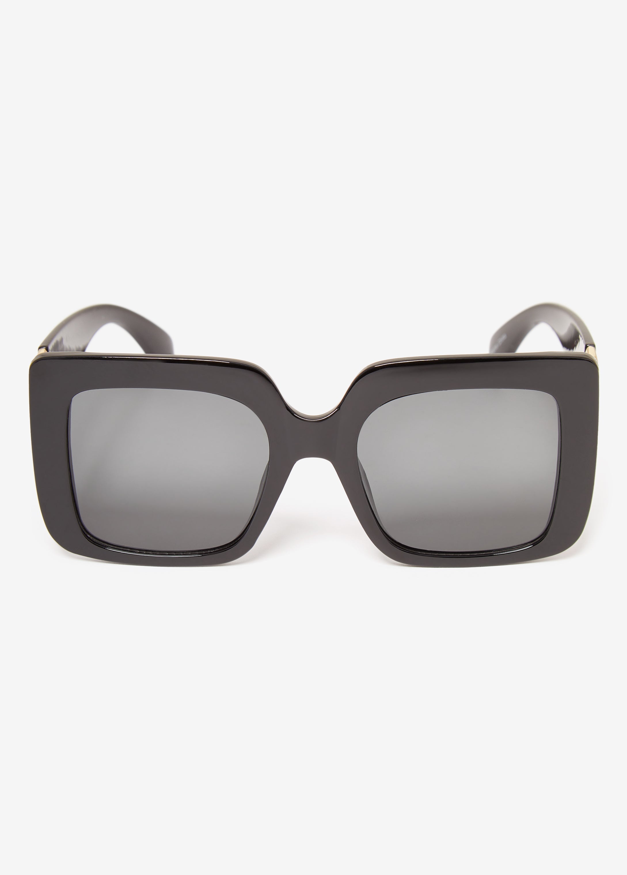 Chain Trimmed Square Sunglasses
