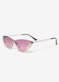 Crystal Cat Eye Sunglasses