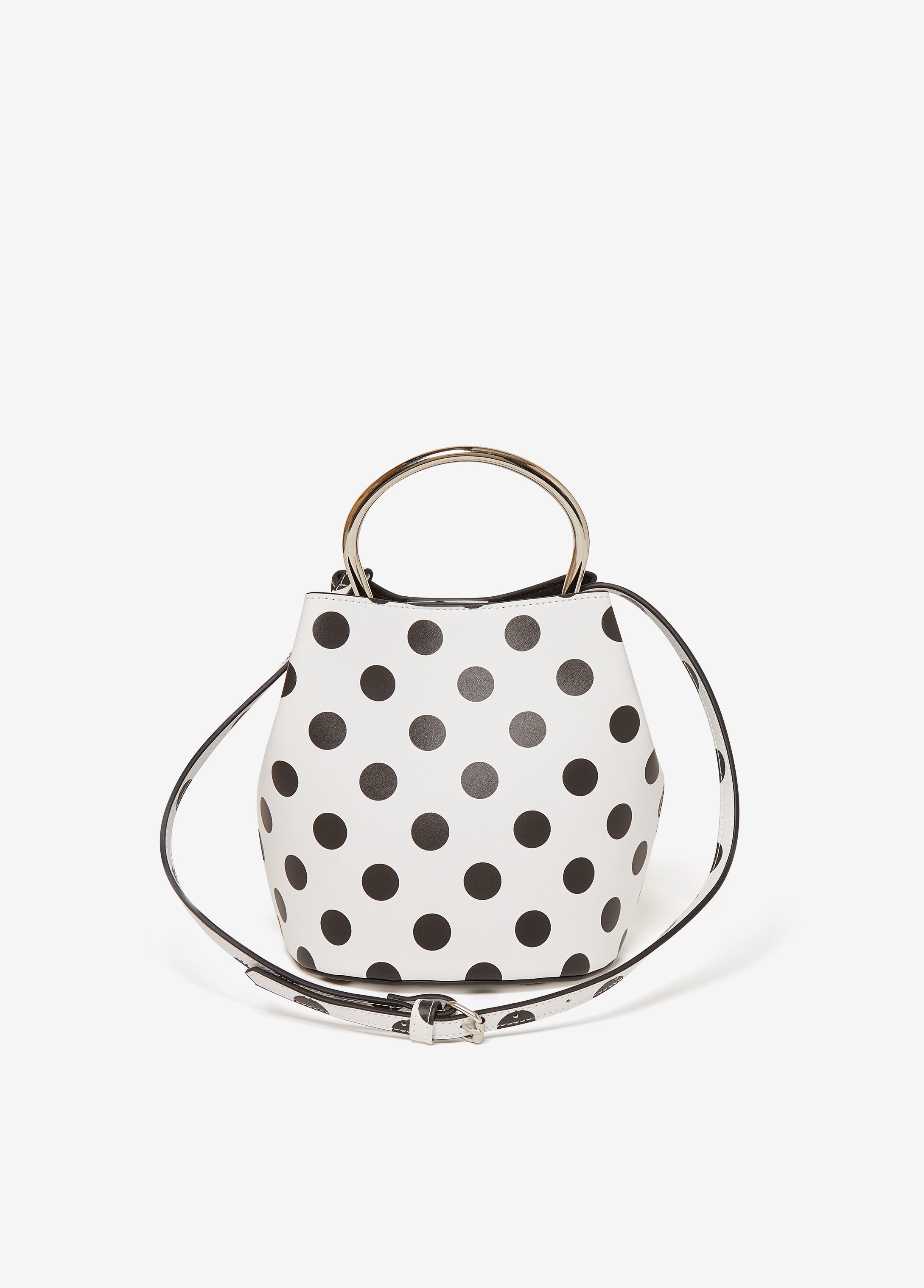 Polka Dot Bucket Bag