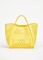 Lattice Rubber Shopping Tote